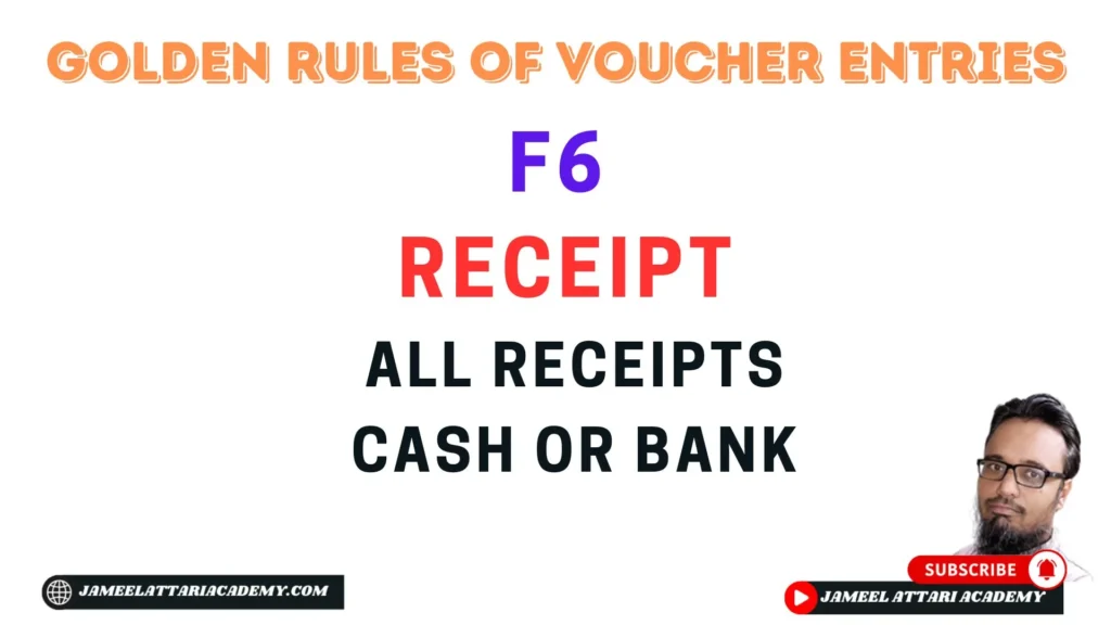 Golden Rules of Receipt Voucher